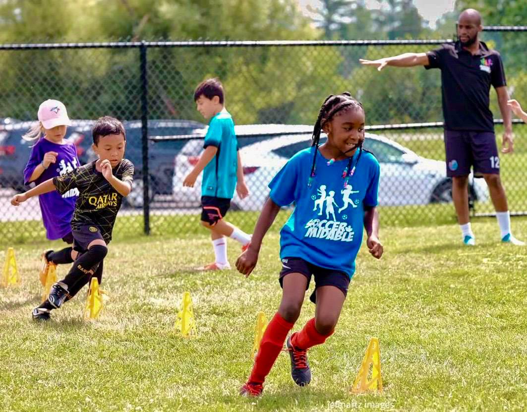 Young soccer player